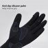 Ski Fleece Lined Gloves Non slip Touch Screen Winter Warm Windproof Gloves for Outdoor Cycling Sports Black M