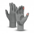 Ski Fleece Lined Gloves Non-slip Touch Screen Winter Warm Windproof Gloves