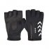 Ski Gloves Anti Slip Winter half finger full  finger Windproof Gloves Cycling Fluff Warm Gloves For Touchscreen Half finger black M
