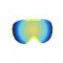 Ski Goggles with Large Spherical Double Layers Antifog Goggles Climbing Goggles for Women and Men White frame blue