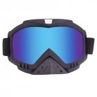Ski goggles Gears Flexible <span style='color:#F7840C'>Helmet</span> <span style='color:#F7840C'>Face</span> <span style='color:#F7840C'>Mask</span> Motocross Goggles ATV Dirt Bike UTV Eyewear Gear Glasses