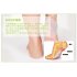 Skin Softening Medical Grade Silicone Gel Heel Sleeves for Dry Cracked Heel with Protective Cushioning and Plantar Fasciitis Pain Relief 1 Pair