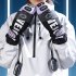 Sking Gloves SK34 Bike Gloves With Touchscreen Padded Anti Slip Sking Biking MTB Bicycle Gloves For Cycling Workout Gym Outdoor SK34  black and white M