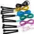 Skipping Rope PVC Adjustable Jump Rope Fitness Sport Exercise Cross Fit black