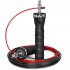 Skipping Rope with Racing Bearing Anti slip Sweat Absorption Rope Black handle red line