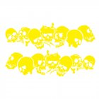 Skulls Bones Pattern <span style='color:#F7840C'>Car</span> Truck Vinyl Side Body Graphics <span style='color:#F7840C'>Stickers</span> Scratch Decal yellow