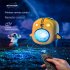 Sky Stars Moon Projector Light Astronaut Spaceship Bedside Projection Lamp Decoration Night Light Yellow