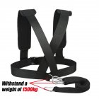 Sled Harness, Tire Pulling Harness With Pull Strap, Weight Speed Training Chute Harness Resistance Rope, Football Workout Equipment For Physical Training Upgraded version