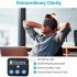 Sleep Eye Mask Headphones Wireless Bluetooth compatible Music Sports Call Headset Breathable Yoga Headband Red