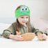 Sleep Headband With Built In Headphones Microphone Wireless Music Sleeping Washable Headphones For Kids orange cat