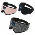 Sleep Headphones 3D Light Blocking Music Eye Mask Earbuds Cover With Adjustable Ultra Thin Stereo Speakers For Men Women pink