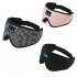 Sleep Headphones 3D Light Blocking Music Eye Mask Earbuds Cover With Adjustable Ultra Thin Stereo Speakers For Men Women pink