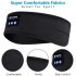 Sleep Headphones Bluetooth Headband Wireless Sports Headband Headphones with Ultra Soft Music Headband black