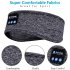 Sleep Headphones Bluetooth Headband Wireless Sports Headband Headphones with Ultra Soft Music Headband black