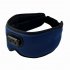 Sleep Mask Block Out Light Eye Mask Headphones With White Noise 3D Contoured Night Blindfold For Back Side Sleeper blue