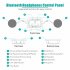 Sleep Mask Block Out Light Eye Mask Headphones With White Noise 3D Contoured Night Blindfold For Back Side Sleeper blue