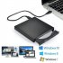 Slim External Optical Drive Usb 2 0 Dvd Player CD RW Burner Compatible For Macbook Laptop Desktop Pc black