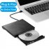 Slim External Usb 3 0 Dvd Rw Cd Writer Optical Drive Burner Reader Player 5gbps Data Transmission for Laptop PC Black