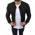 Slim Fit Jacket Leisure Sports Coat Men Casual Jacket gray XXXL