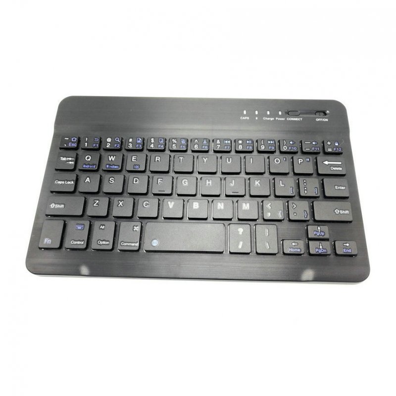 Slim Portable Mini Wireless Bluetooth Keyboard for Tablet Laptop Smartphone iPad  7/8 inch black