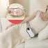 Slimming Waist Belt Wrap  Electric Weight Loss Pad for Back  Rechargeable Belly Fat Burner  Weight Loss Pad White RC Model