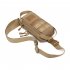 Sling  Shoulder  Bag Sports Outdoor Running Chest Bag Multifunctional Waterproof Belt Waist Pack Khaki