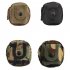 Slingshot Pouch Portable Steel Balls Storage Bag Utility Gadget Gear Pack Buckle Zipper Waist Bag For Camping Jungle camouflage