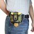 Slingshot Pouch Portable Steel Balls Storage Bag Utility Gadget Gear Pack Buckle Zipper Waist Bag For Camping Jungle camouflage