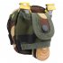 Slingshot Pouch Portable Steel Balls Storage Bag Utility Gadget Gear Pack Buckle Zipper Waist Bag For Camping Jungle camouflage