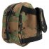 Slingshot Pouch Portable Steel Balls Storage Bag Utility Gadget Gear Pack Buckle Zipper Waist Bag For Camping Jungle camouflage