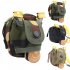 Slingshot Pouch Portable Steel Balls Storage Bag Utility Gadget Gear Pack Buckle Zipper Waist Bag For Camping Jungle camouflage