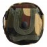 Slingshot Pouch Portable Steel Balls Storage Bag Utility Gadget Gear Pack Buckle Zipper Waist Bag For Camping Jungle camouflage