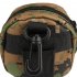 Slingshot Pouch Portable Steel Balls Storage Bag Utility Gadget Gear Pack Buckle Zipper Waist Bag For Camping Jungle camouflage