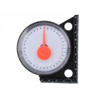 Slope Inclinometer, Multifunctional Angle Finder, Protractor Level Meter, Clinometer Slope Angle Meter, Mini Inclinometer Measurement Tools black