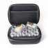 Slots Diamond Embroidery Zipper Storage Box with Transparent Beads Display Bottles black 15 grid
