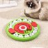 Slow Feeder Dog Bowls Dog Puzzle Toys With Thickened Foot Pads Bottom Anti Slip Round Dog Food Dispenser Food Leakage Toy For Boredom And Mental Stimulation blu