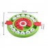 Slow Feeder Dog Bowls Dog Puzzle Toys With Thickened Foot Pads Bottom Anti Slip Round Dog Food Dispenser Food Leakage Toy For Boredom And Mental Stimulation blu