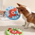 Slow Feeder Dog Bowls Dog Puzzle Toys With Thickened Foot Pads Bottom Anti Slip Round Dog Food Dispenser Food Leakage Toy For Boredom And Mental Stimulation blu