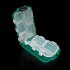 Small 10 Compartments Waterproof Hard Fishing Tackle Box Case  Hooks Lure Baits Storage Box