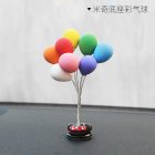 Small Balloon Design Clay Car Decoration Colorful Cartoon 3D Decoration 1 