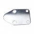 Small Block Fuel Pump Block Off Plate Chrome Steel For Chevy 283 305 327 350 383 400 Engines Silver