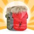 Small Clothes with Cap Warm Jacket Costume Coat for Fall Winter Small Dog Pets Clothing