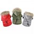 Small Clothes with Cap Warm Jacket Costume Coat for Fall Winter Small Dog Pets Clothing