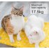 Small Dog Cat Bed Mats Breathable Comfortable Print Washable Pet Sleeping Cat Hammock Bed Kitten Puppy Nest Pink triangle
