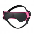 Small Dog Goggles UV Protection Doggy Sunglasses Windproof Sun-proof Soft Frame Pet Glasses For Small Dogs pink