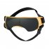 Small Dog Goggles UV Protection Doggy Sunglasses Windproof Sun proof Soft Frame Pet Glasses For Small Dogs gold