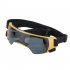 Small Dog Goggles UV Protection Doggy Sunglasses Windproof Sun proof Soft Frame Pet Glasses For Small Dogs gold