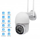Small Dome Camera Waterproof High definition Night Vision Remote Monitoring Wireless Camera Dome Camera English version of the UK Plug power supply