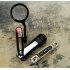 Small Pet Nail Clipper with Magnifying Glass for Hamster Hedgehog Chinchilla Guinea Pig black