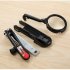 Small Pet Nail Clipper with Magnifying Glass for Hamster Hedgehog Chinchilla Guinea Pig black